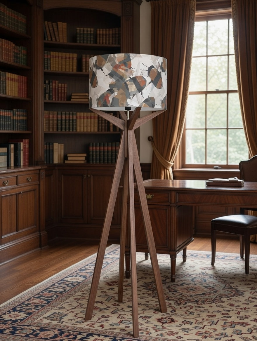 Elk Floor Lamp & Big Bees Lamp Shade