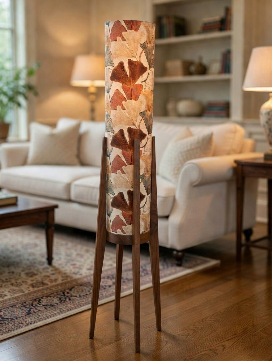 Doe Floor Lamp & Ginko Lamp Shade