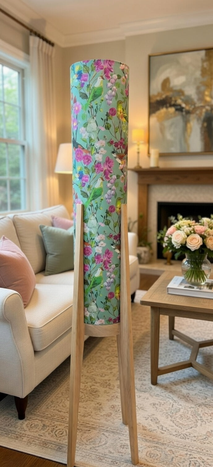 Doe Lamp Base & Song Birds Lamp Shade