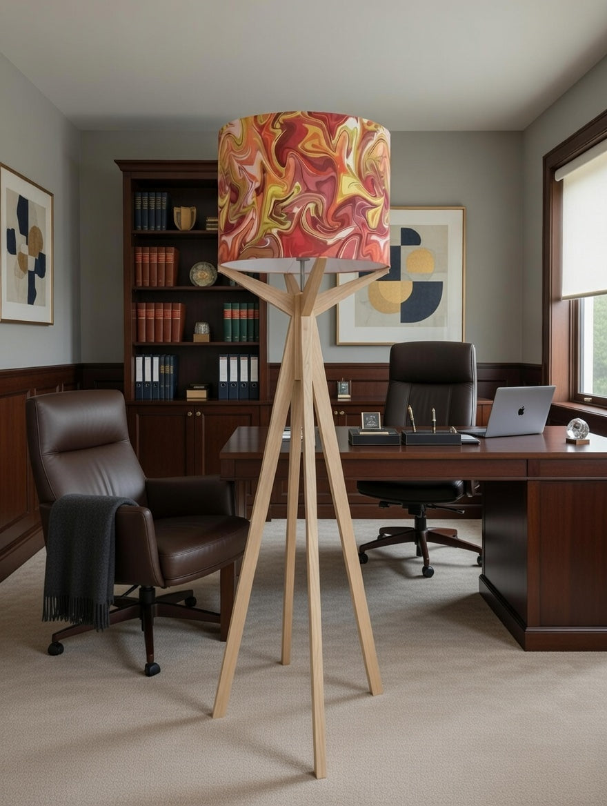 Elk Floor Lamp & Inferno Lamp Shade