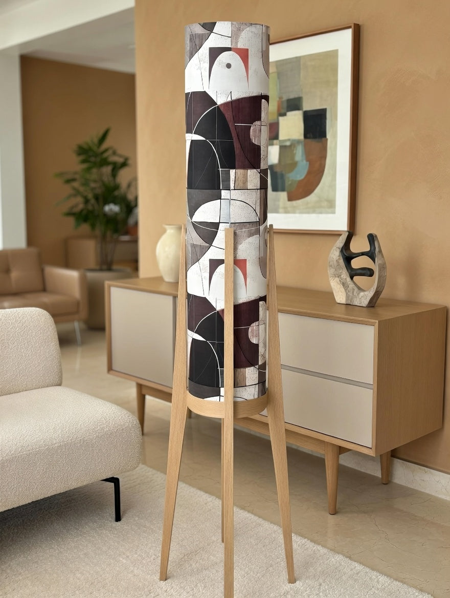 Doe Floor Lamp & Mid Century Lamp Shade
