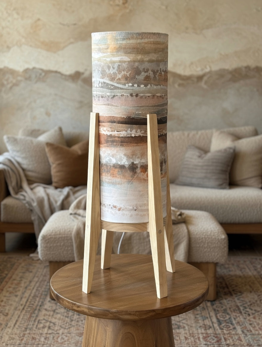 Fawn Table Lamp & Marble Lamp Shade