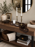Cumulus 11 Table Tray - Solid Wood & Real Cowhide (Copy)