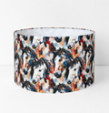 Blue Stallions Lamp Shade