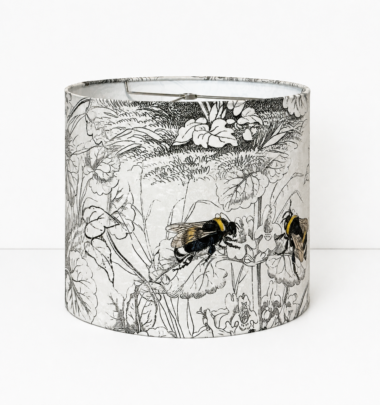Honey Bee Floral Lamp Shade