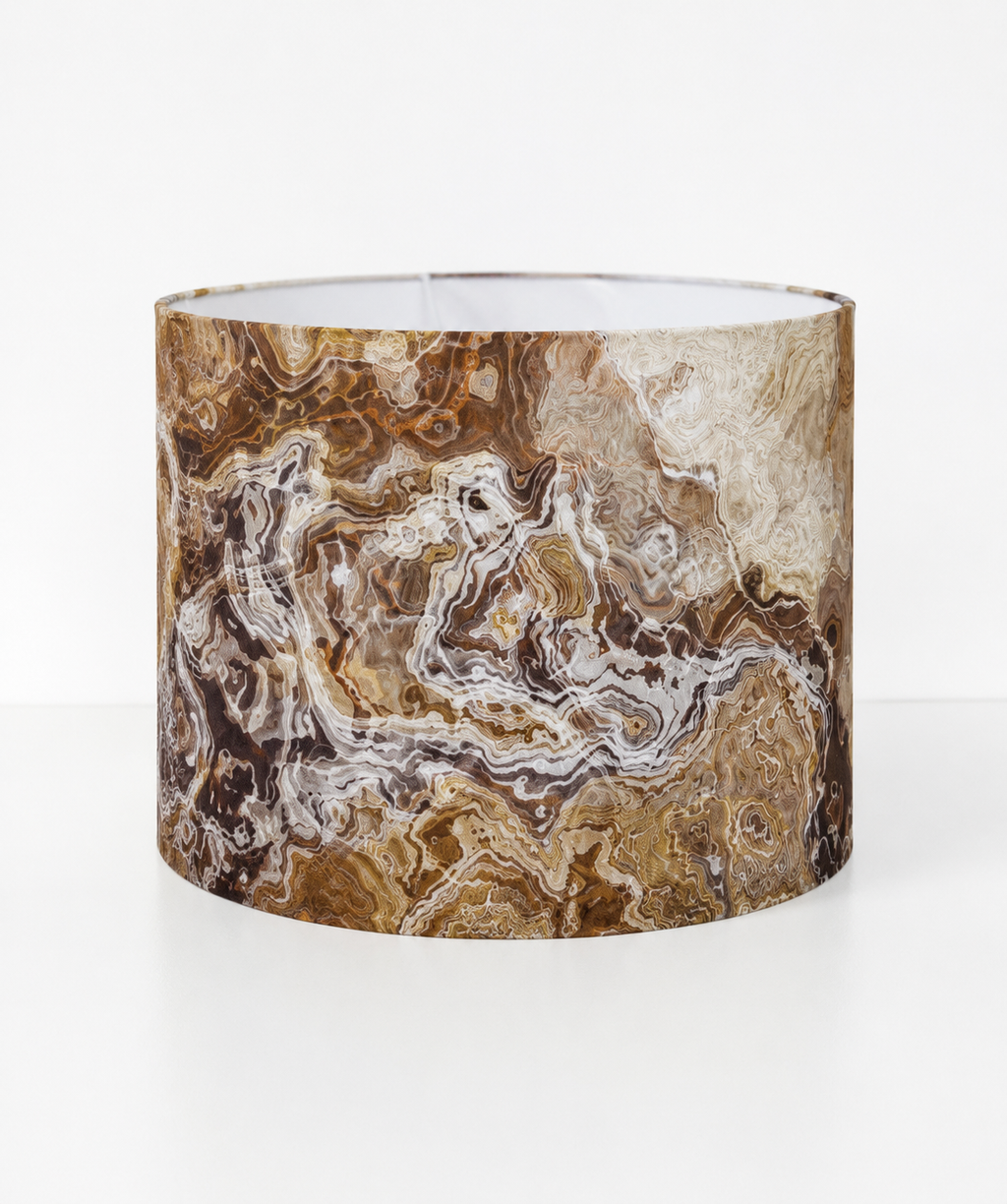 Earth Tone Agate Lamp Shade