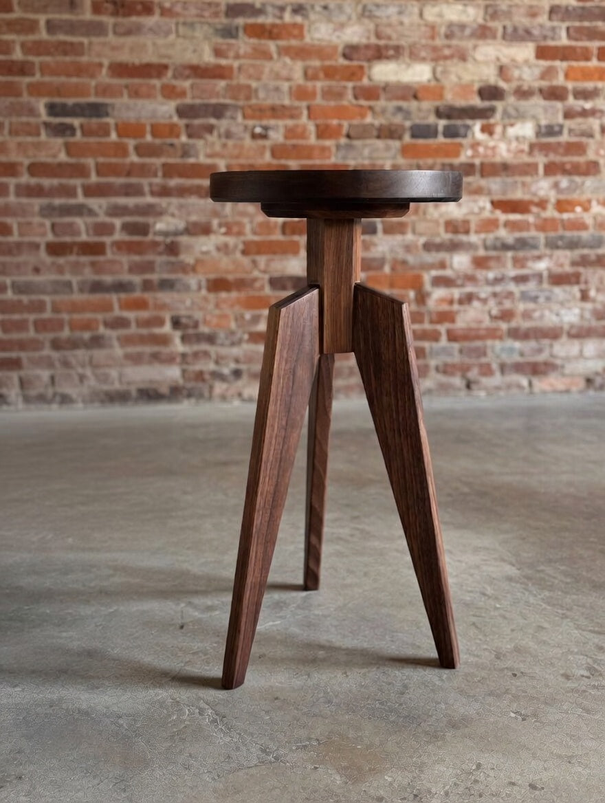 The Colt Accent Table in Black Walnut