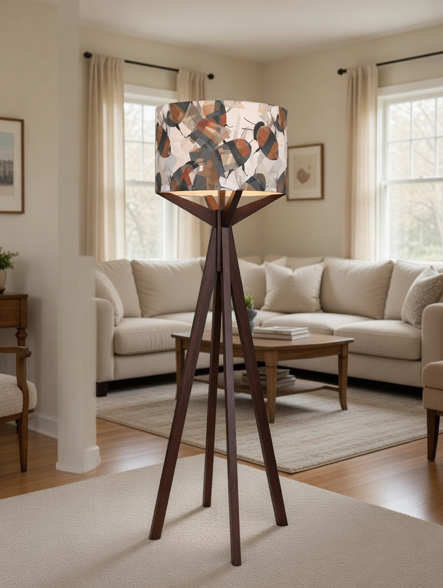 Elk Floor Lamp & Big Bees Lamp Shade