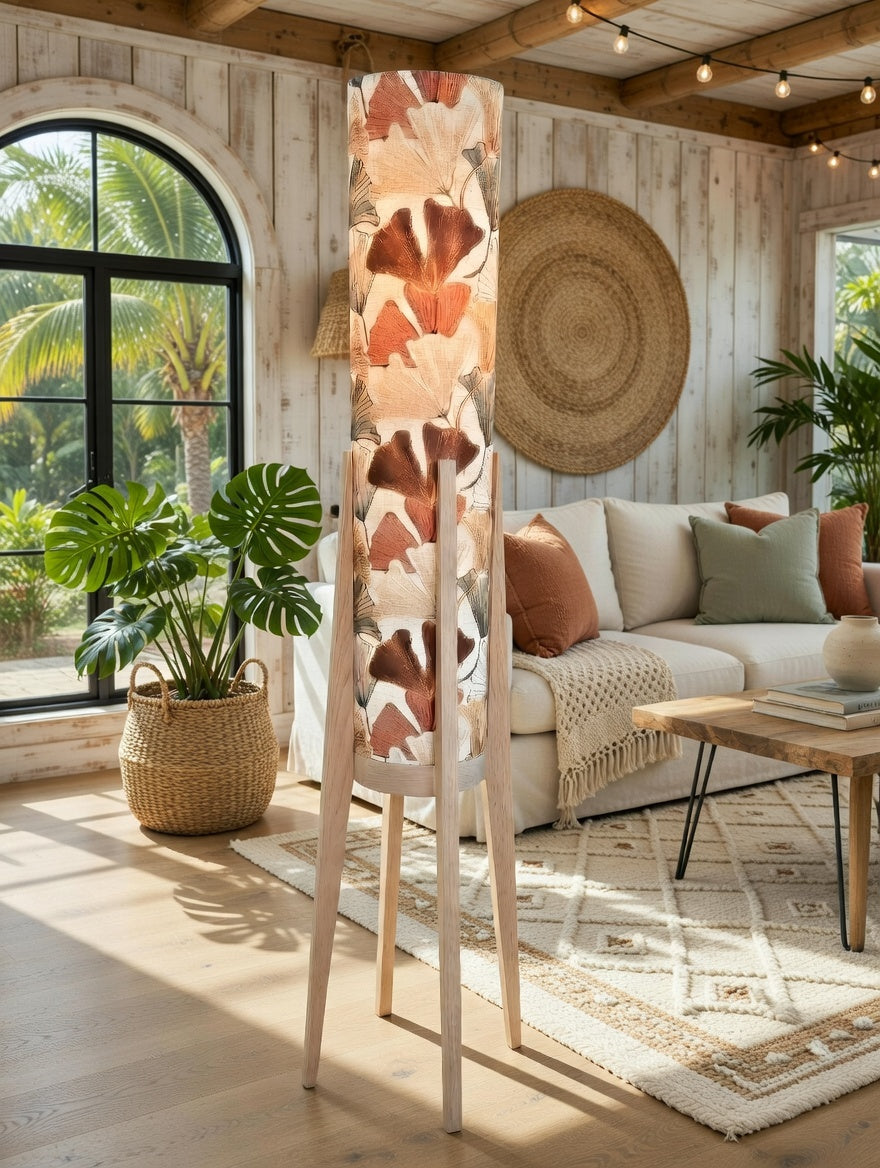 Doe Floor Lamp & Ginko Lamp Shade