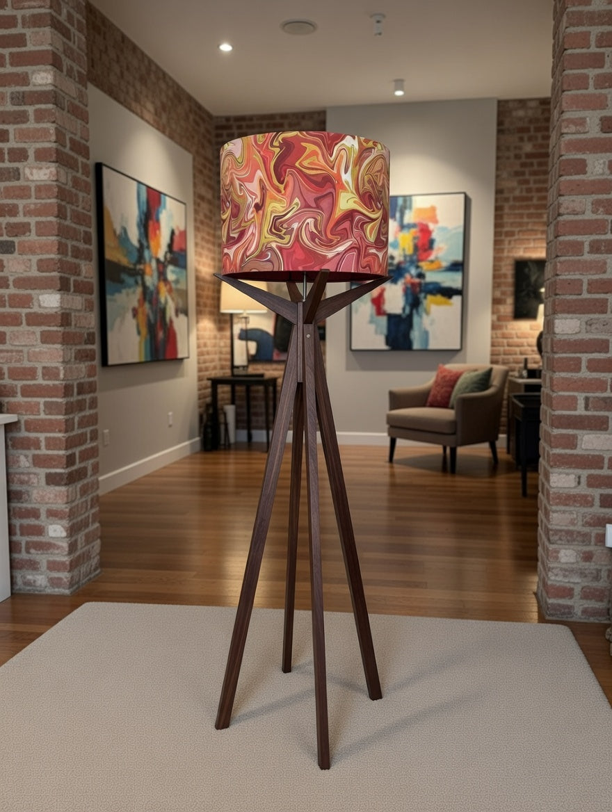 Elk Floor Lamp & Inferno Lamp Shade