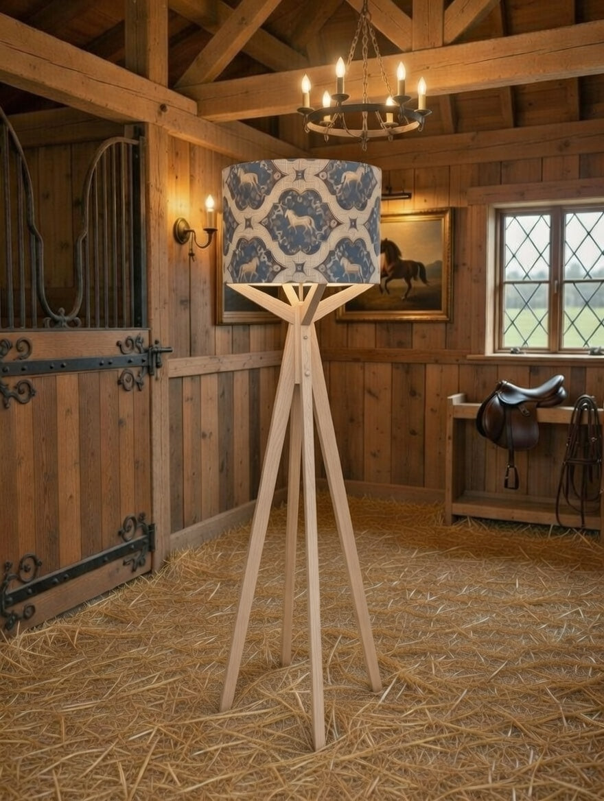 Elk Floor Lamp & Masters Lamp Shade