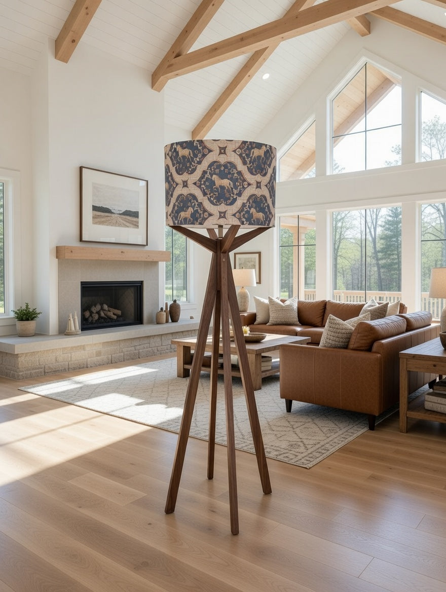 Elk Floor Lamp & Masters Lamp Shade